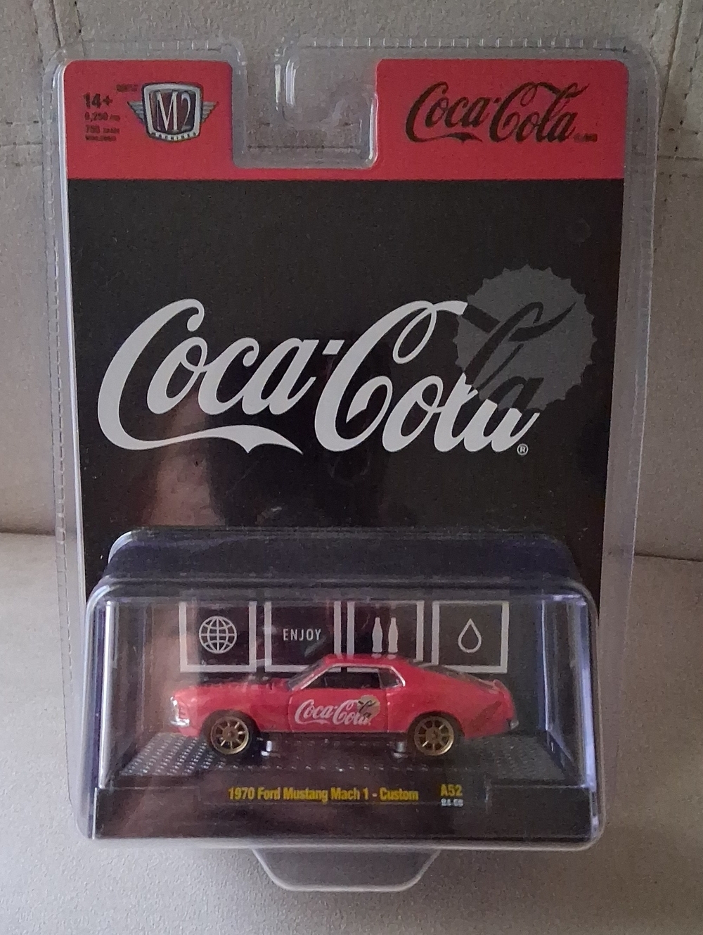 Coca-Cola Red Diecast 1970 Mustang Mach 1